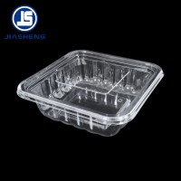 Disposable Clear PET 56oz Fruit Salad Plastic Packaging Container