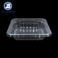 Transparent Disposable PET Plastic Packaging Clamshell Salad Box