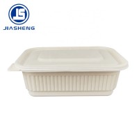 Eco-friendly Compostable Disposable Cornstarch Food Container with Lid