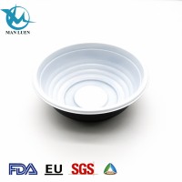 1000ml microwavable Round Plastic Take Out PP Noodle Bowl and Soup Container