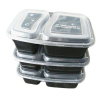 Food Takeaway Container Meal Prep Container 2 Compartment