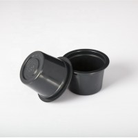 35ml customized disposable black plastic coffee cup