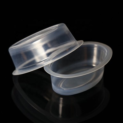 5oz PP material transparent oval shape disposable small plastic food dessert containers