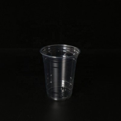 16oz PET material disposable clear food packaging plastic cups