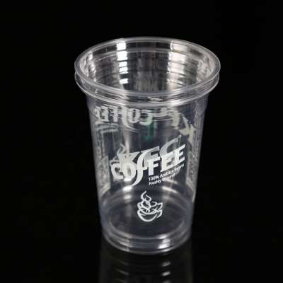 16oz PET disposable clear plastic party cup for drink