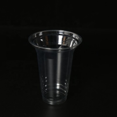 11oz disposable PET clear plastic coffee juice cup